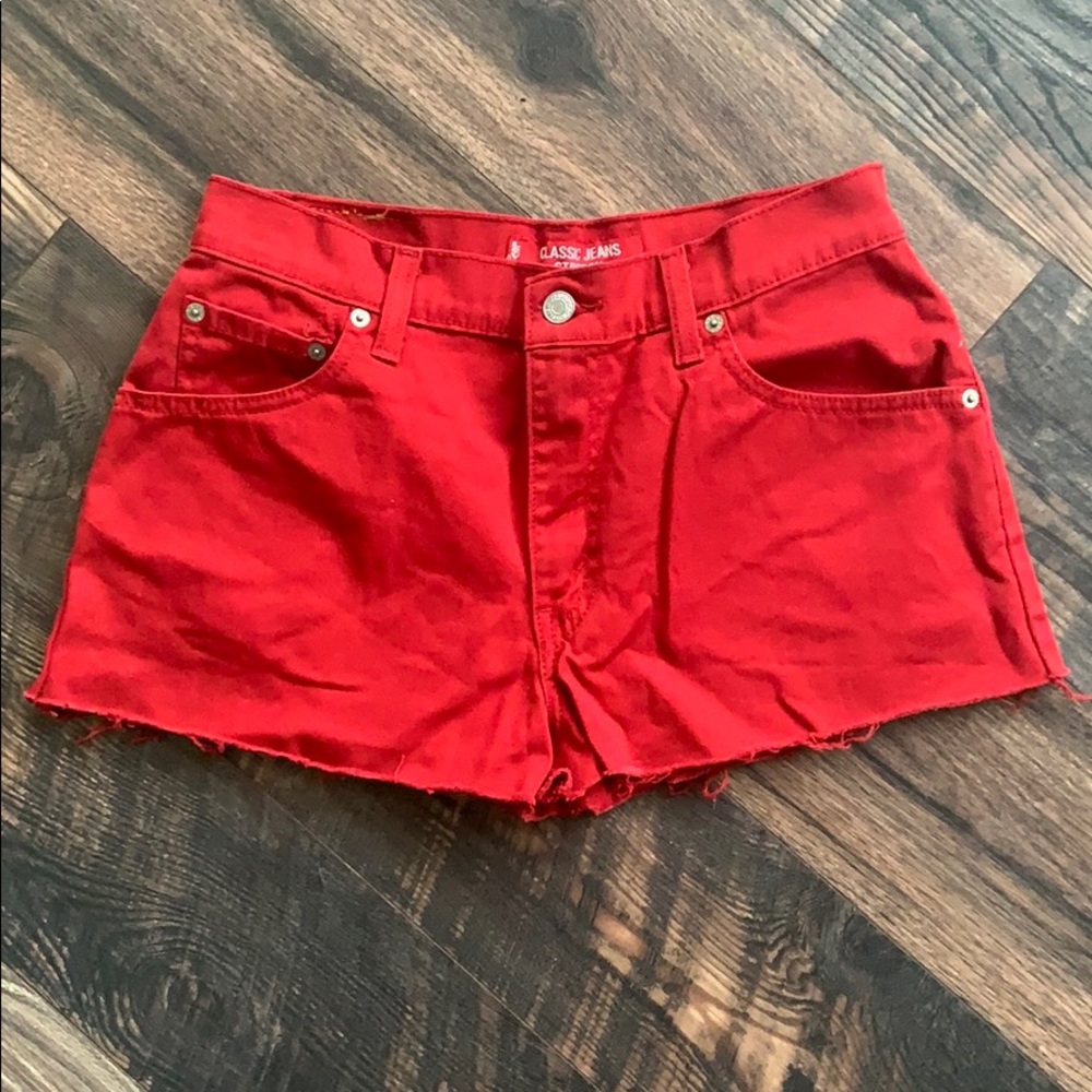 Vintage high-wasted Levi shorts